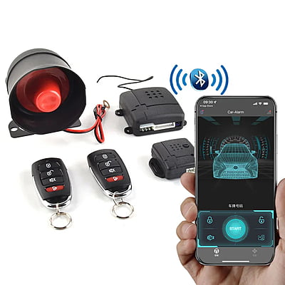 Hot Sale Smart Car Alarm Phone APP Control Car Alarm System BT Remote Control Car Alarm Security System