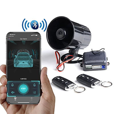 Hot Sale Smart Car Alarm Phone APP Control Car Alarm System BT Remote Control Car Alarm Security System