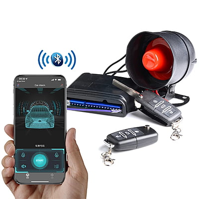 Hot Sale Smart Car Alarm Phone APP Control Car Alarm System BT Remote Control Car Alarm Security System