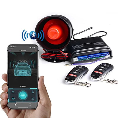 Hot Sale Smart Car Alarm Phone APP Control Car Alarm System BT Remote Control Car Alarm Security System