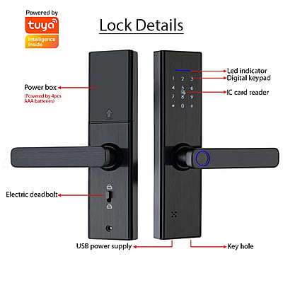 Wifi Door Lock for wooden doors