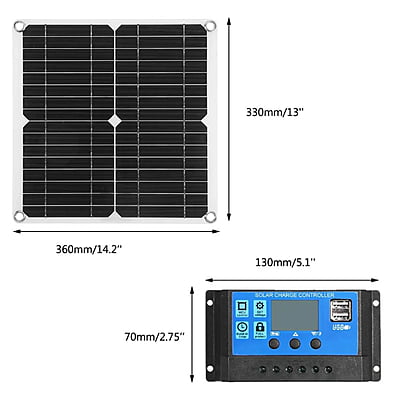 Solar Panel with battery backup