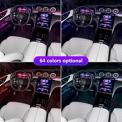 ZY Car Ambient Light 6M Interior Decorative light App Control For Dashboard Console Doors Interior Light