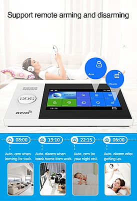 Alarm System Kit-Touchscreen LED